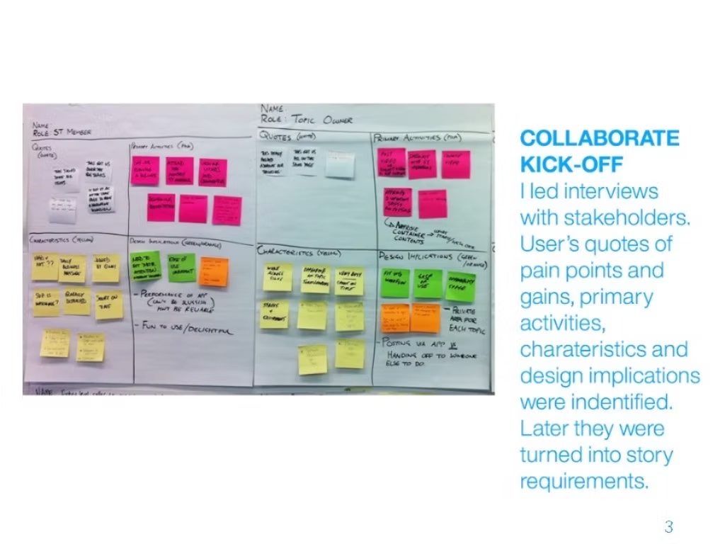 Collaborate Kick-Off — Stakeholder Research