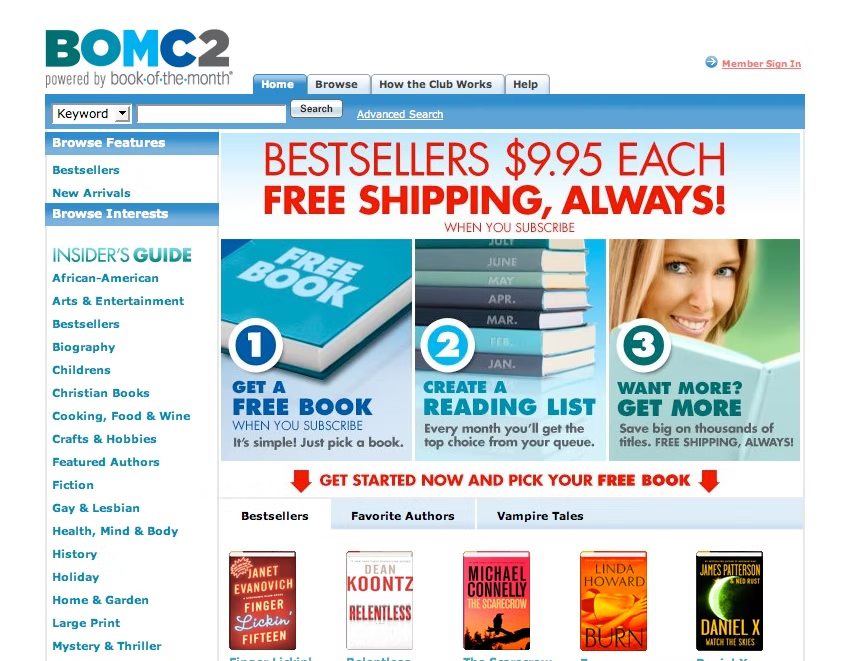 BOMC2 — Book of the Month Club